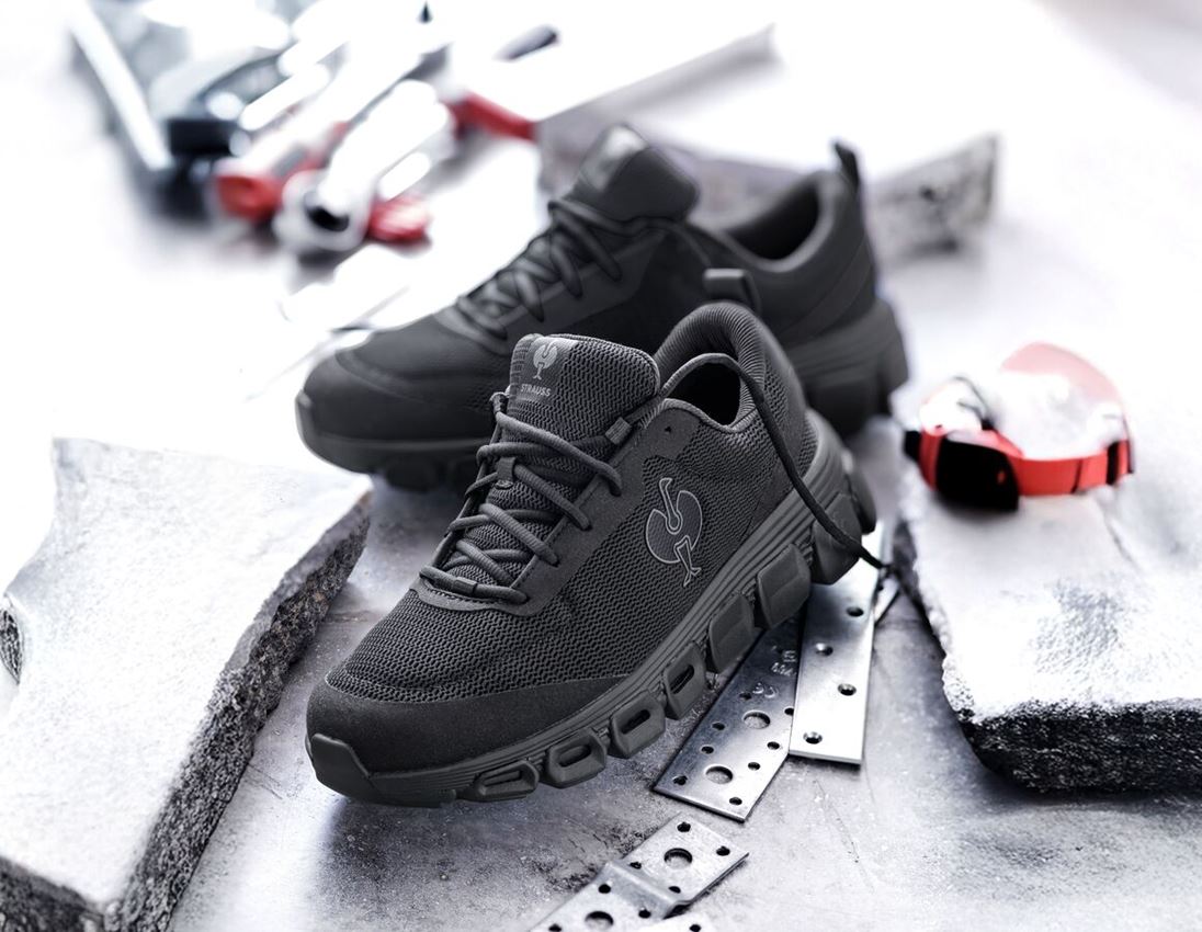 O1: O1 arbejdssko e.s. Airolo low + sort