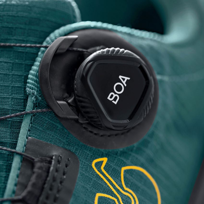 Arbejdssko: O1 arbejdssko e.s. Rexburg low + smaragdgrøn 2