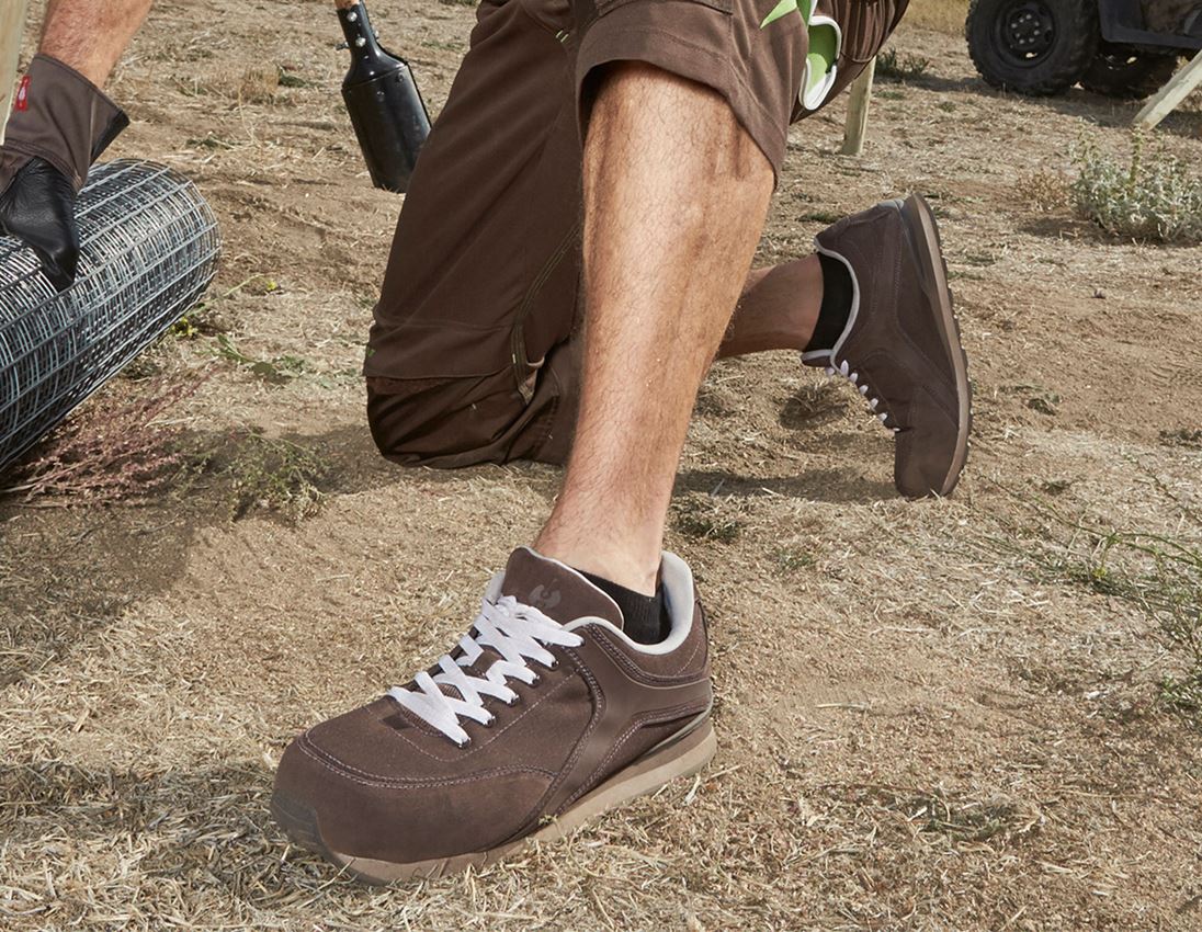 S1P: e.s. S1P Safety shoes Sutur + chestnut/white 1
