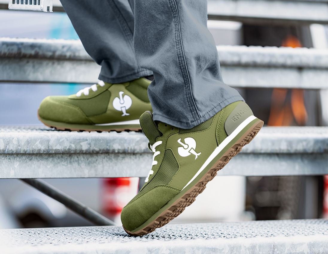 S1: S1 Safety shoes e.s. Sirius II + mountaingreen/almondbrown 1
