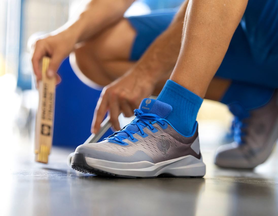 Medical | Healthcare: S1 Safety shoes e.s. Padua low + platinum/gentianblue 3