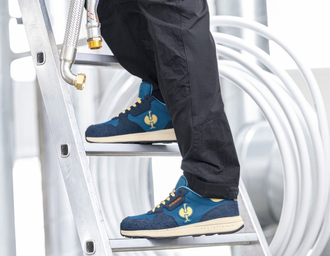 Safety Shoes: S1 Safety shoes e.s. Canberra low + deepblue 1