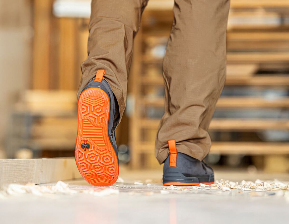 S1: S1 sikkerhedssko e.s. Yatala low + antracit/advarselsorange 2