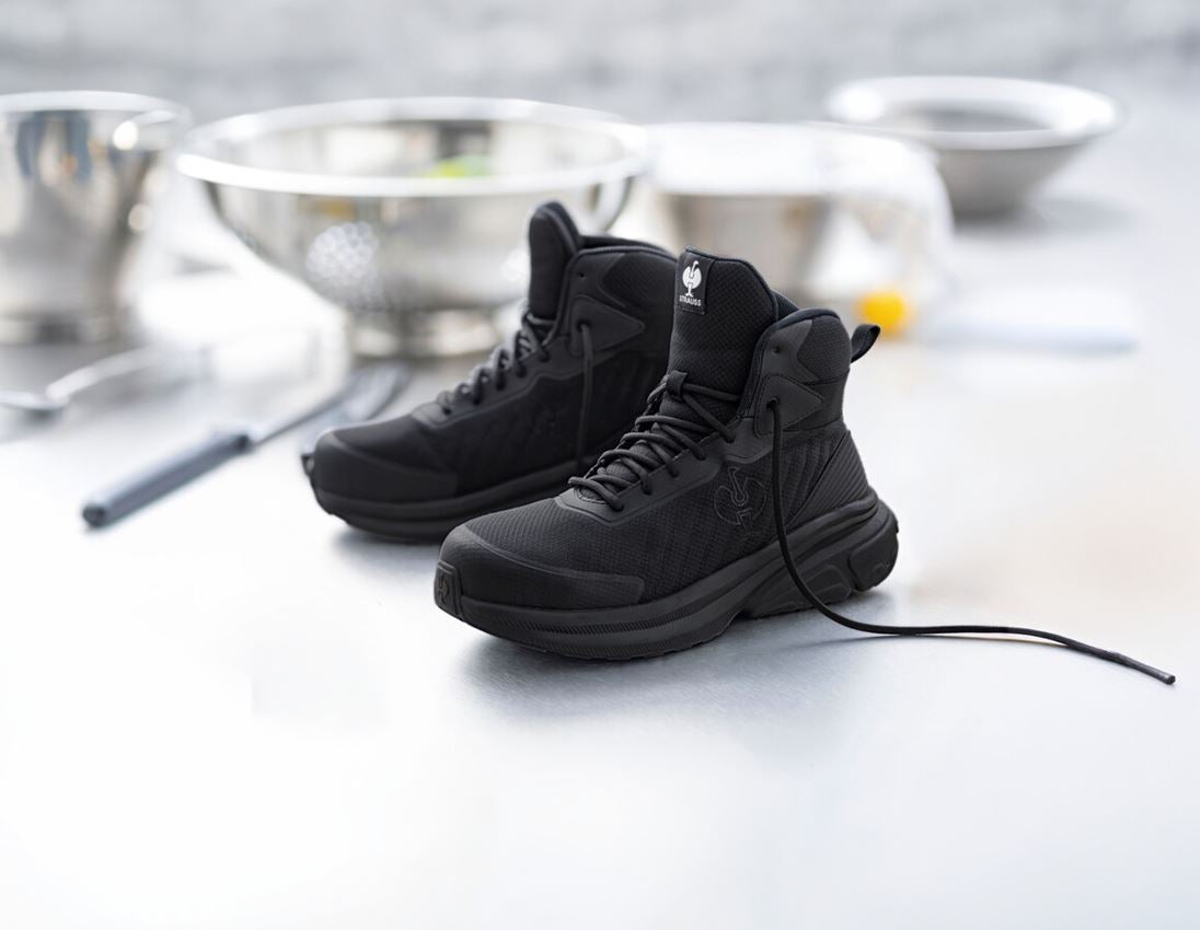 S1: S1 Safety boots Strauss.1003 mid + black