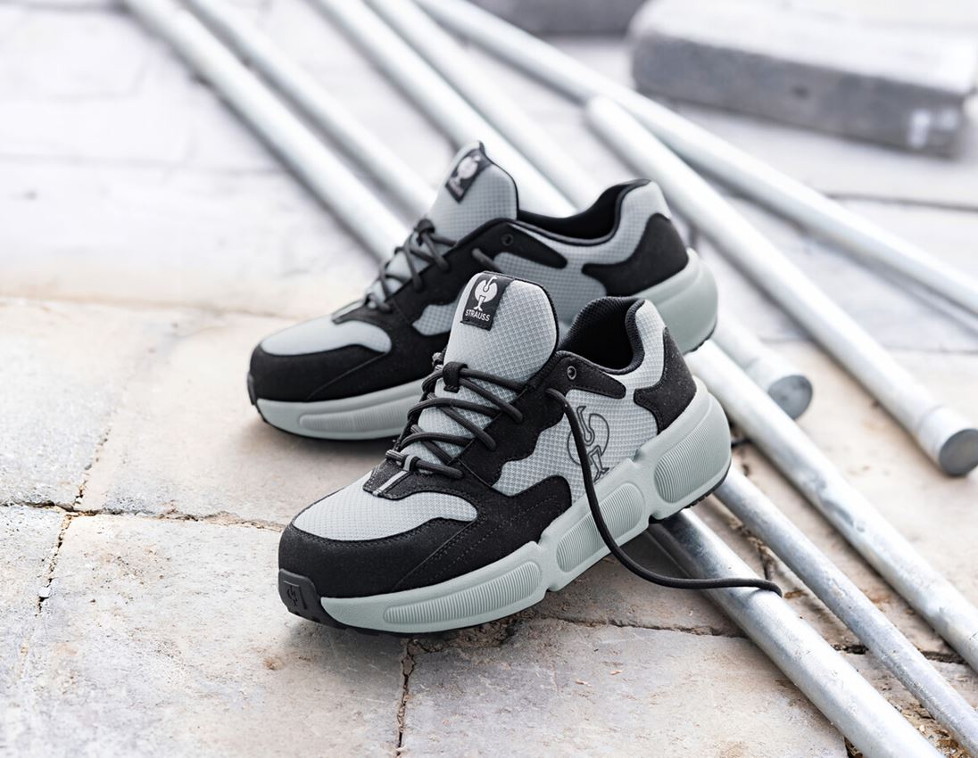 S1: S1 Safety shoes Strauss.1004 low + platinum