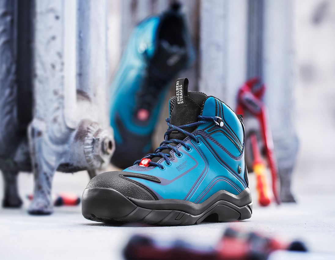 S3: e.s. S3 sikkerhedssko Kajam + atol/mørkeblå