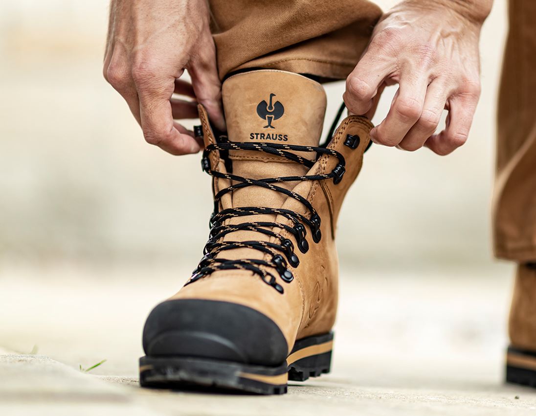 S7: S7L Safety boots e.s. Alrakis II mid + almondbrown/black 3