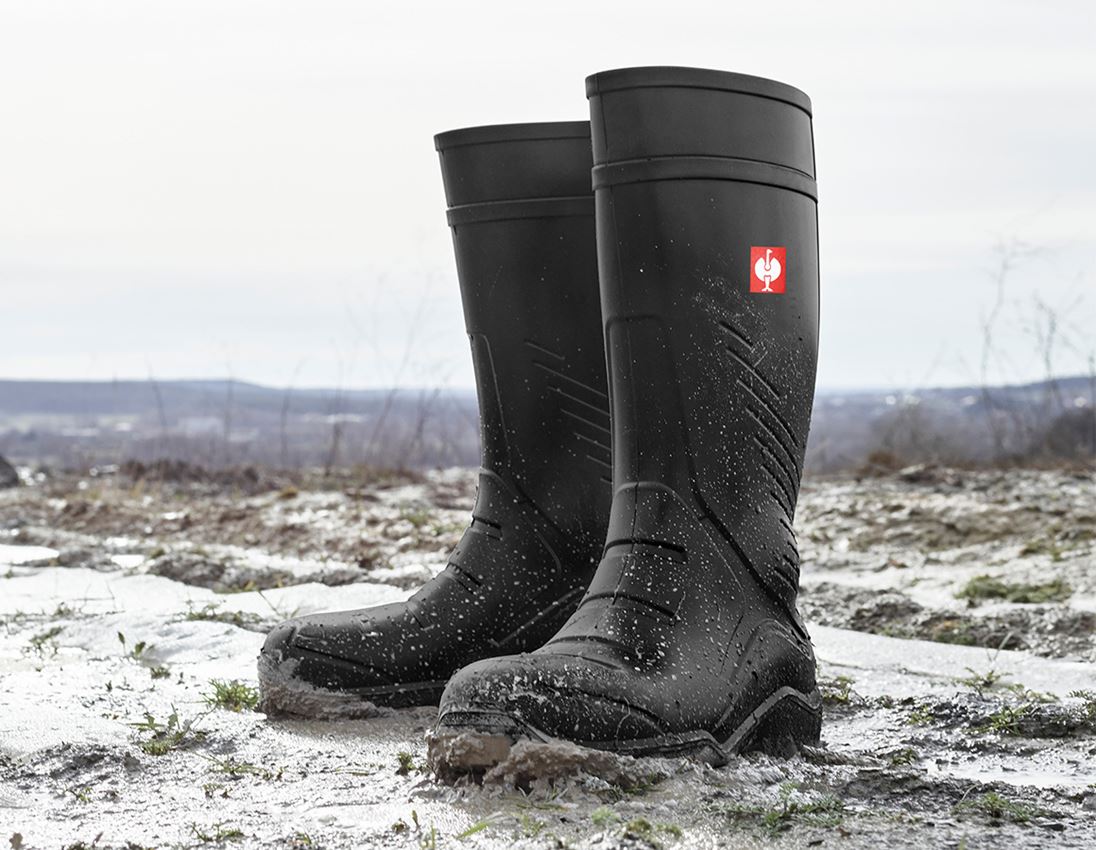 Winter shoes: S5 Safety boots e.s. Lenus + black