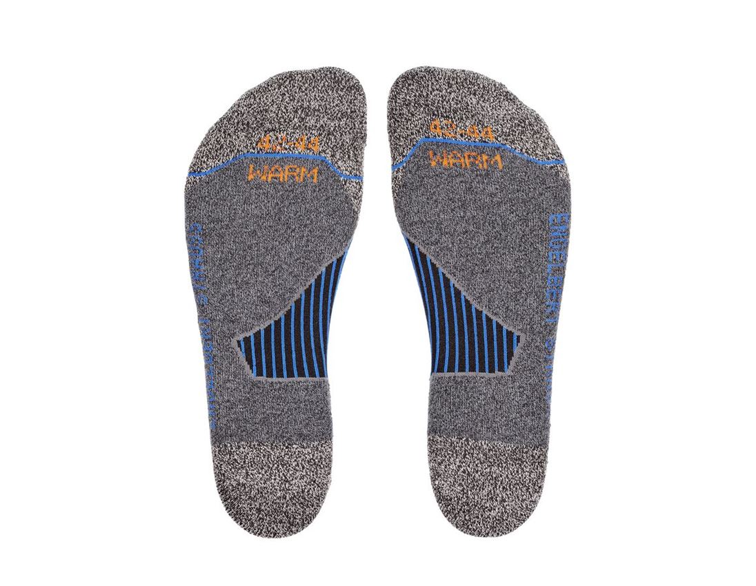 Socks: e.s. Allround socks function warm/high + black/aluminium/royalblue 1