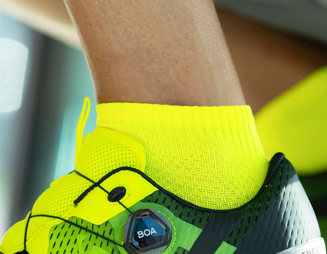Socks: e.s. All-season socks function light/low + high-vis yellow/anthracite 1
