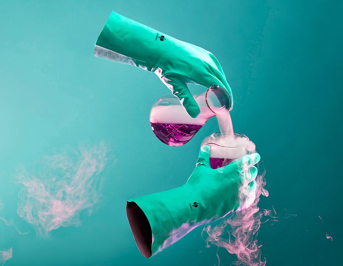 Kemisk resistent: Nitril-specialhandsker Nitril Plus