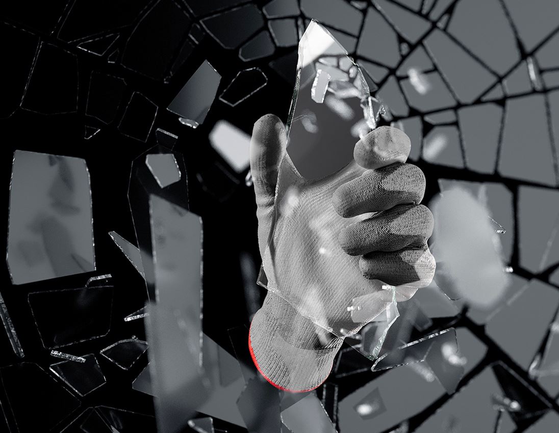 Coated: PU cut protection gloves, level C