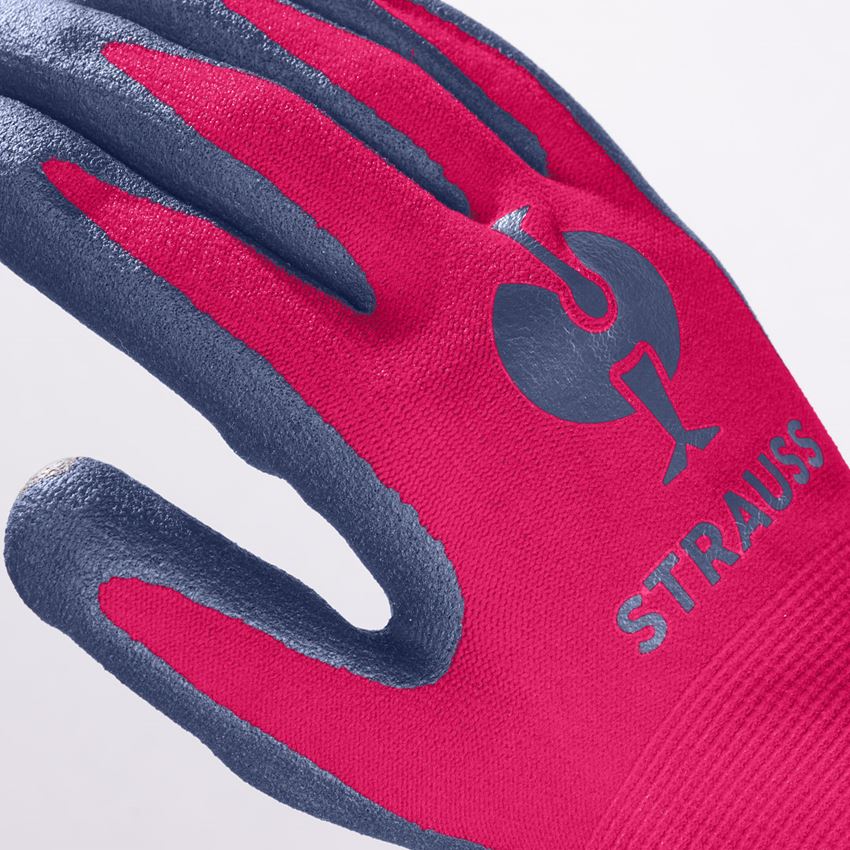 Accessories: e.s. Children's nitrile foam gloves + berry 2