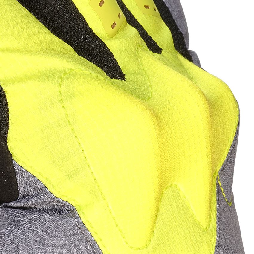 Hybrid: Handsker e.s.trail, short + syregul/basaltgrå/sort 2