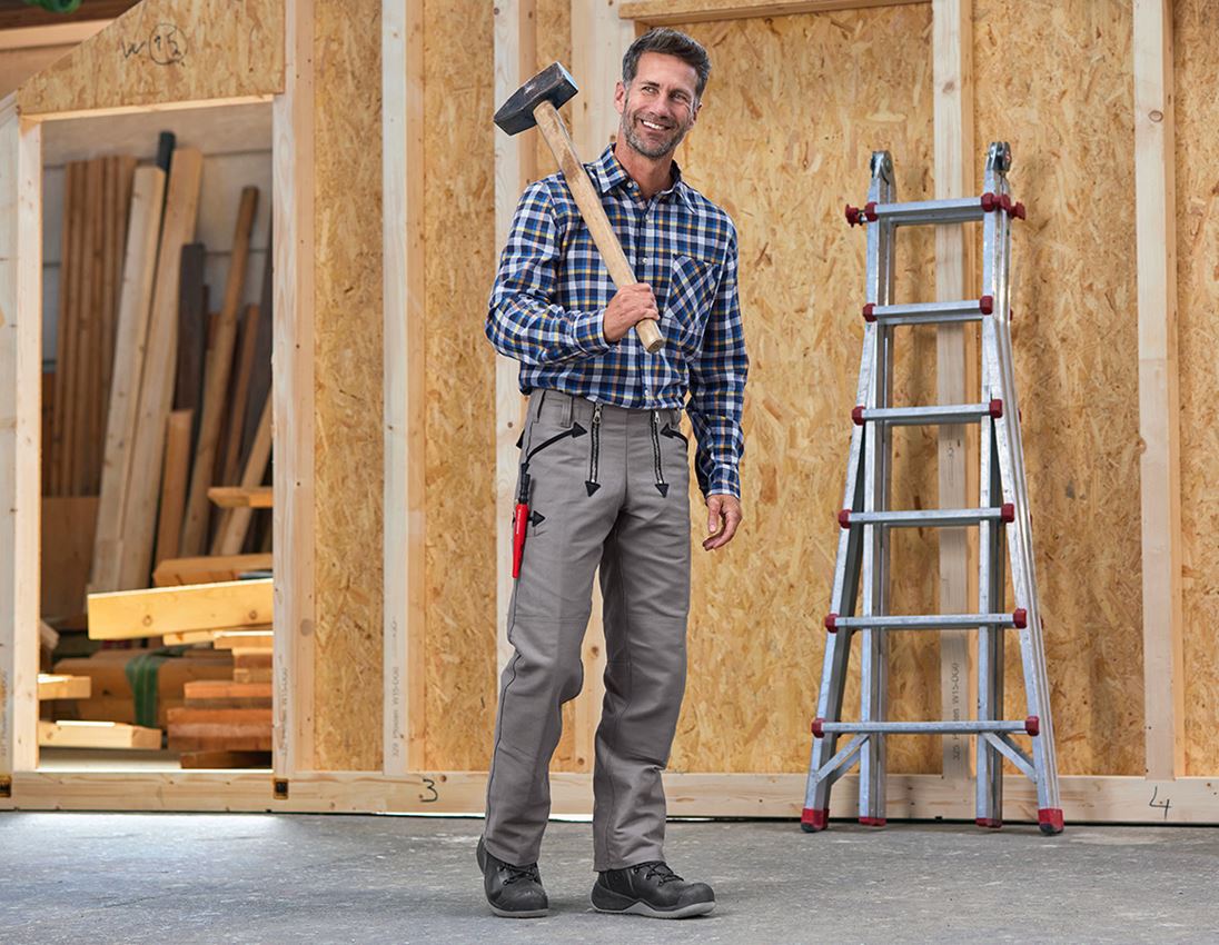 Work Trousers: e.s. Craftman's Work Trousers Albert + grey 2
