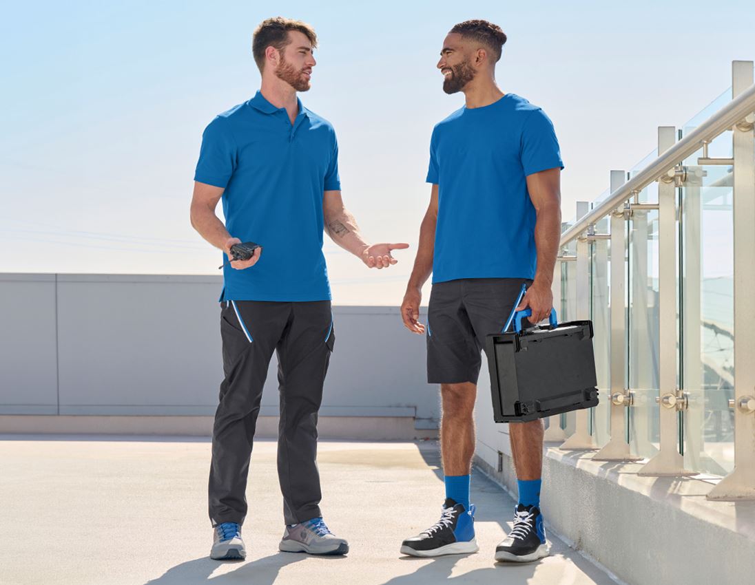 Snedker: e.s. T-Shirt cotton + ensianblå 4