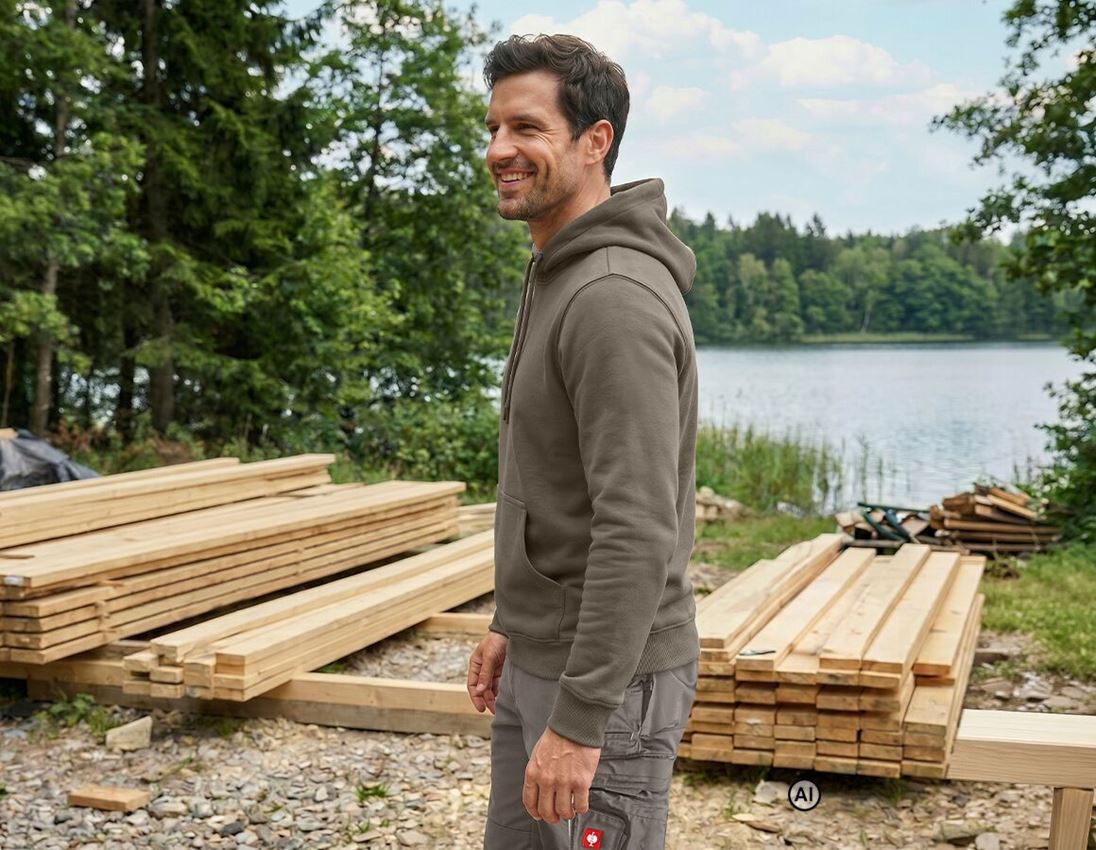 AI-genereret / modificeret - Emner: e.s. Hoody-Sweatshirt poly cotton + sten 1