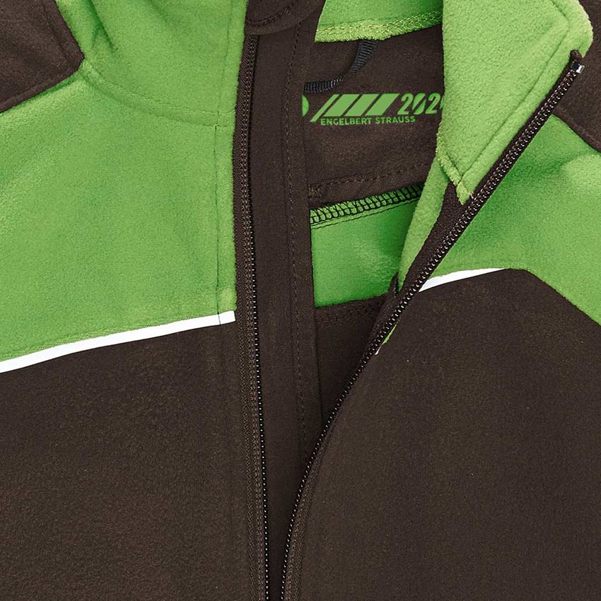 Jakker: Fleecejakke e.s.motion 2020, børn + kastanje/havgrøn 2
