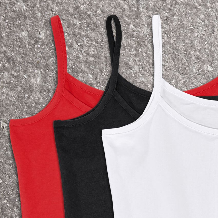 Topics: e.s. Spaghetti top cotton stretch, ladies' + black 2