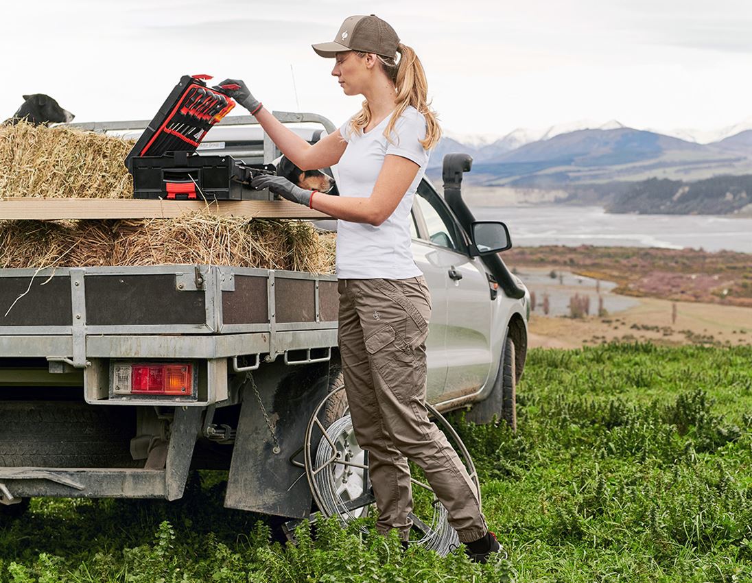 Shirts, Pullover & more: e.s. T-shirt cotton stretch, ladies' + white 1