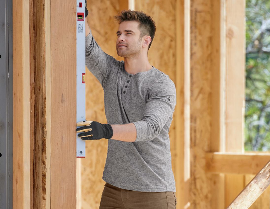 Shirts, Pullover & more: Longsleeve e.s.vintage + black melange 1