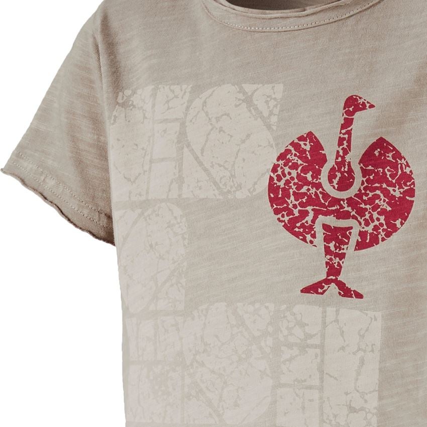 T-Shirts, Pullover & Skjorter: e.s. T-Shirt denim workwear, børne + taupe vintage 2