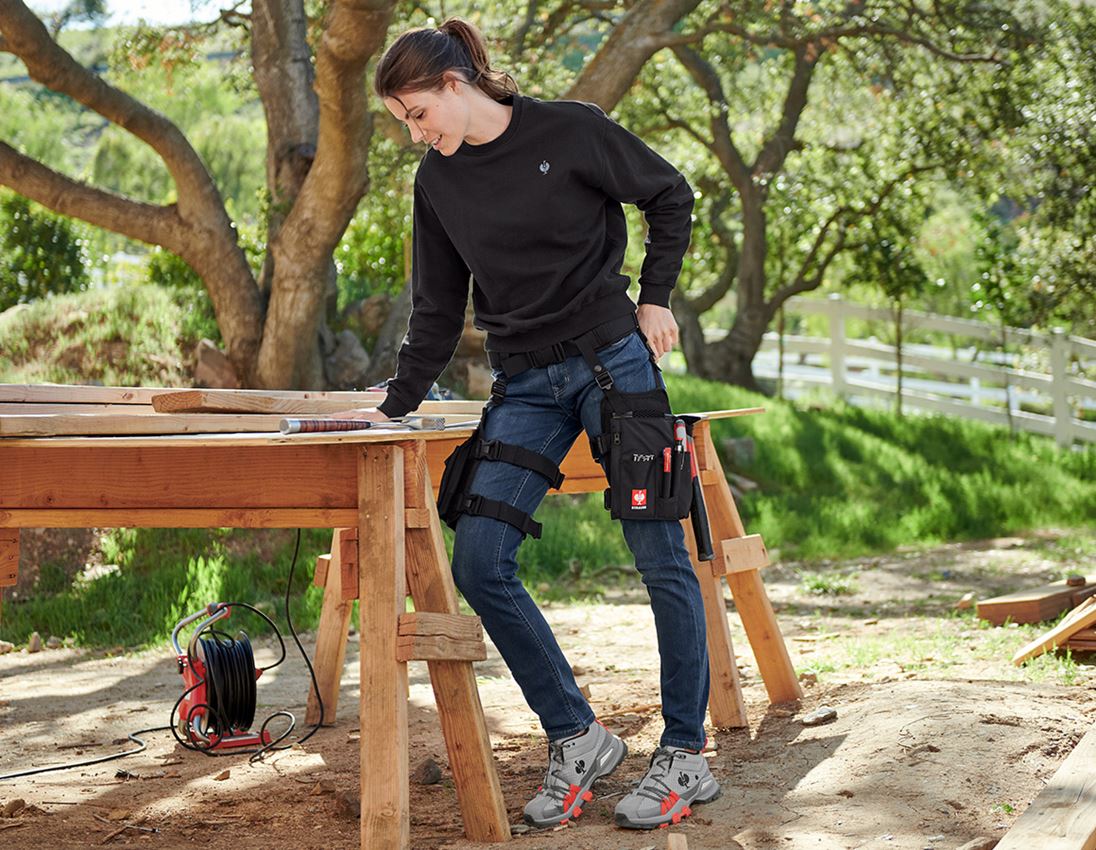 T-Shirts, Pullover & Skjorter: Oversize sweatshirt e.s.motion ten, damer + oxidsort vintage 1