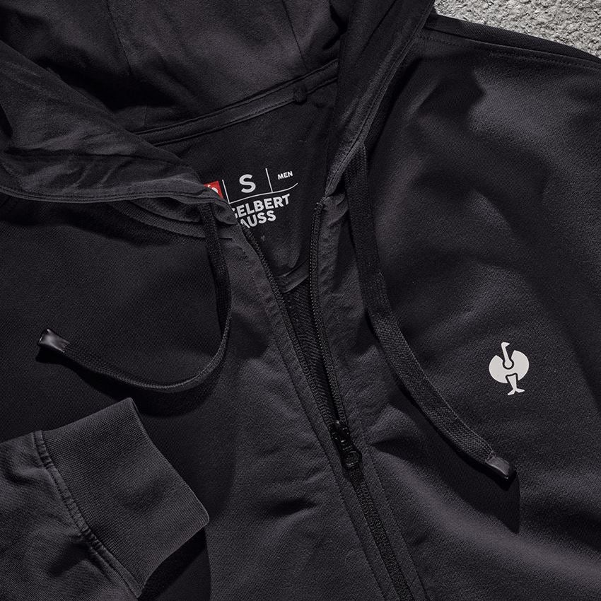 Topics: Hooded sweat jacket e.s.motion ten + oxidblack vintage 2