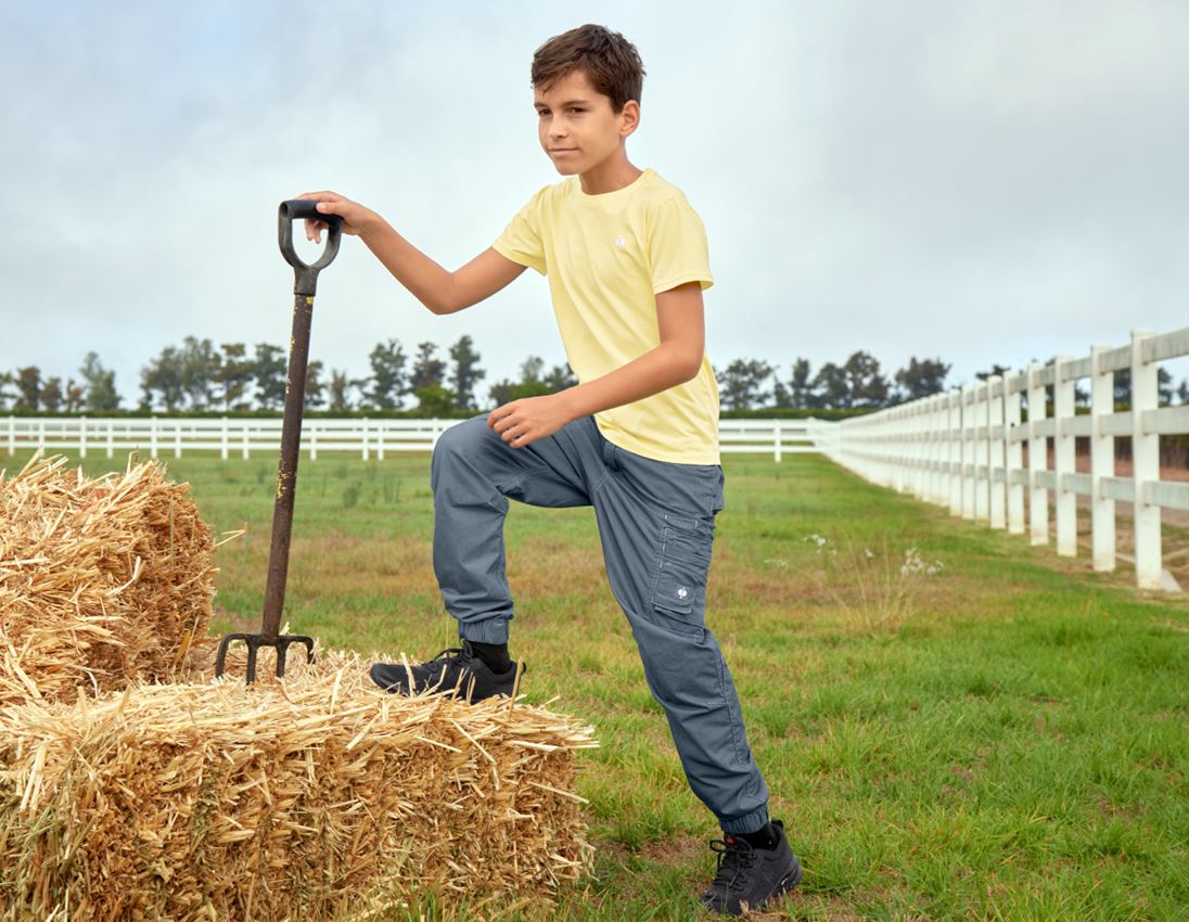 T-Shirts, Pullover & Skjorter: T-shirt e.s.motion ten pure, børne + lysegul vintage 1