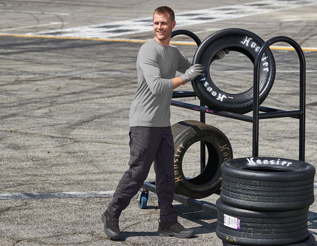 Shirts, Pullover & more: Modal-Longsleeve e.s.concrete + pearlgrey 1