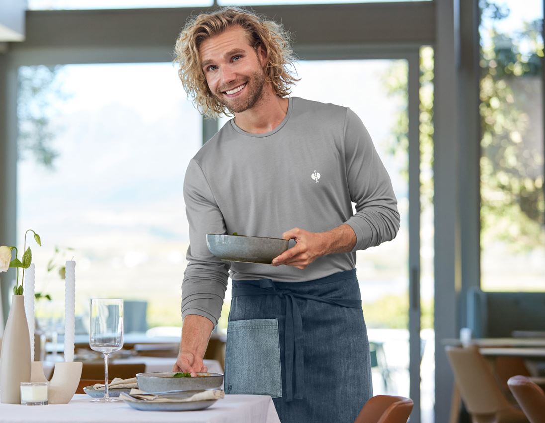 Shirts, Pullover & more: Modal-Longsleeve e.s.concrete + pearlgrey 2