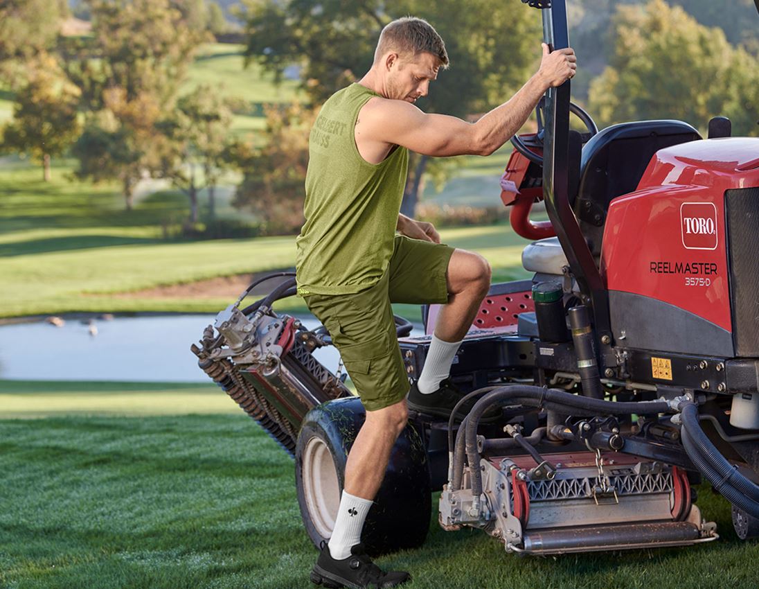 T-Shirts, Pullover & Skjorter: Atletik-shirt seamless e.s.trail + enebærgrøn melange 1