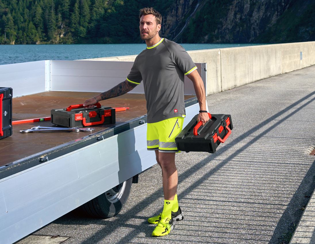 Topics: Functional t-shirt e.s.ambition + anthracite/high-vis yellow 2