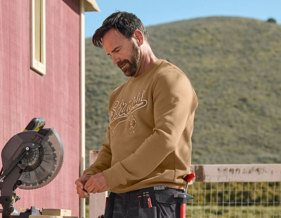 Shirts, Pullover & more: Sweatshirt e.s.e:pic + almondbrown 1