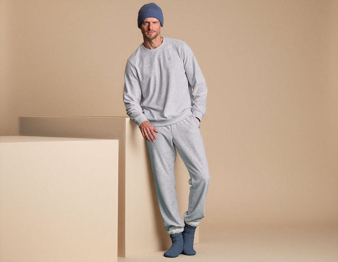 T-Shirts, Pullover & Skjorter: e.s. Sweatshirt Terry + gråmeleret 1