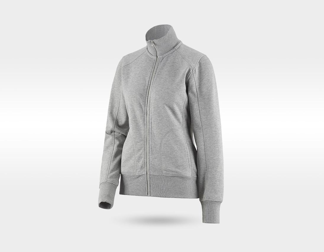 Tøjsæt: SÆT: Sweatjakke + Hoody-sweatjakke poly cotton, d. + gråmeleret