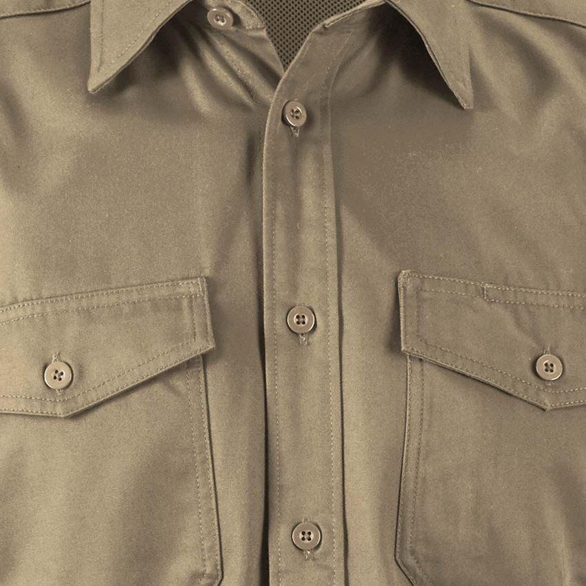 Topics: Work shirt e.s.classic, short sleeve + khaki 2