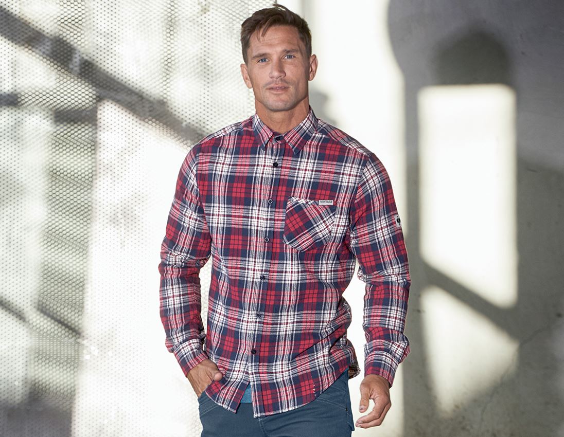 Topics: Check shirt e.s.vintage + red checked