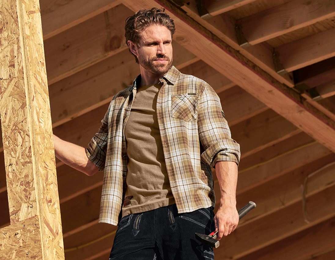 Topics: Check shirt e.s.vintage + sepia checked 2