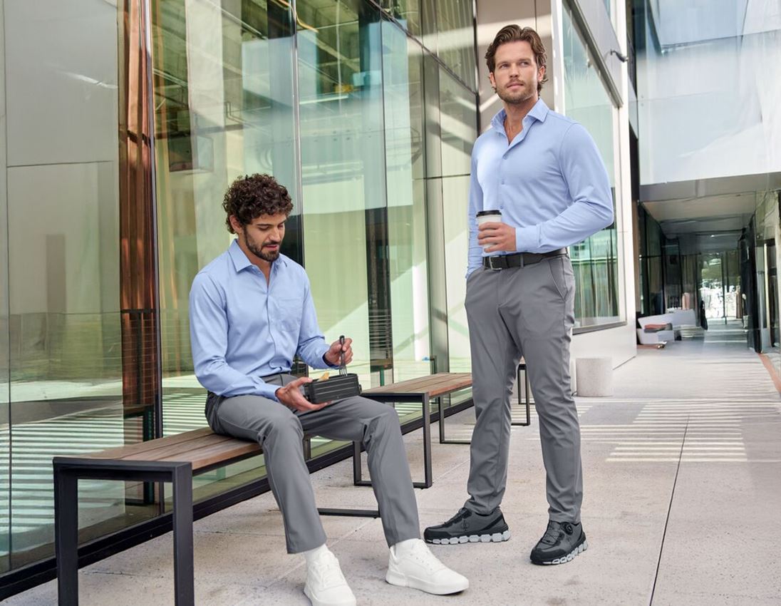 Topics: e.s. piqué-Business Shirt + frostblue 4