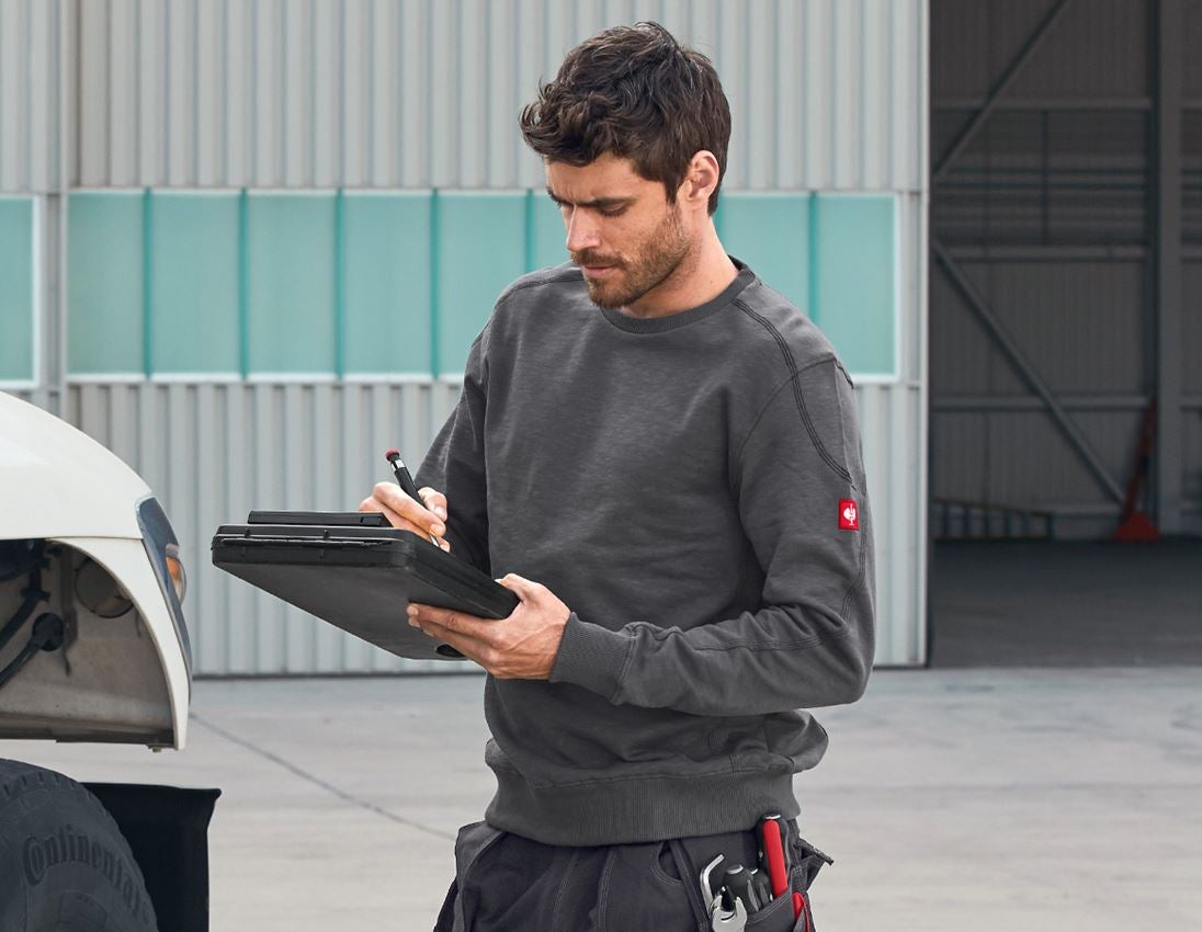 T-Shirts, Pullover & Skjorter: Sweatshirt cotton slub e.s.roughtough + titan 3