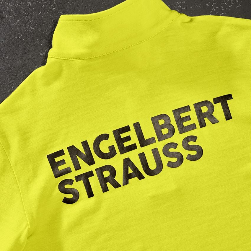 T-Shirts, Pullover & Skjorter: Trøje Merino e.s.trail, damer + syregul/sort 2