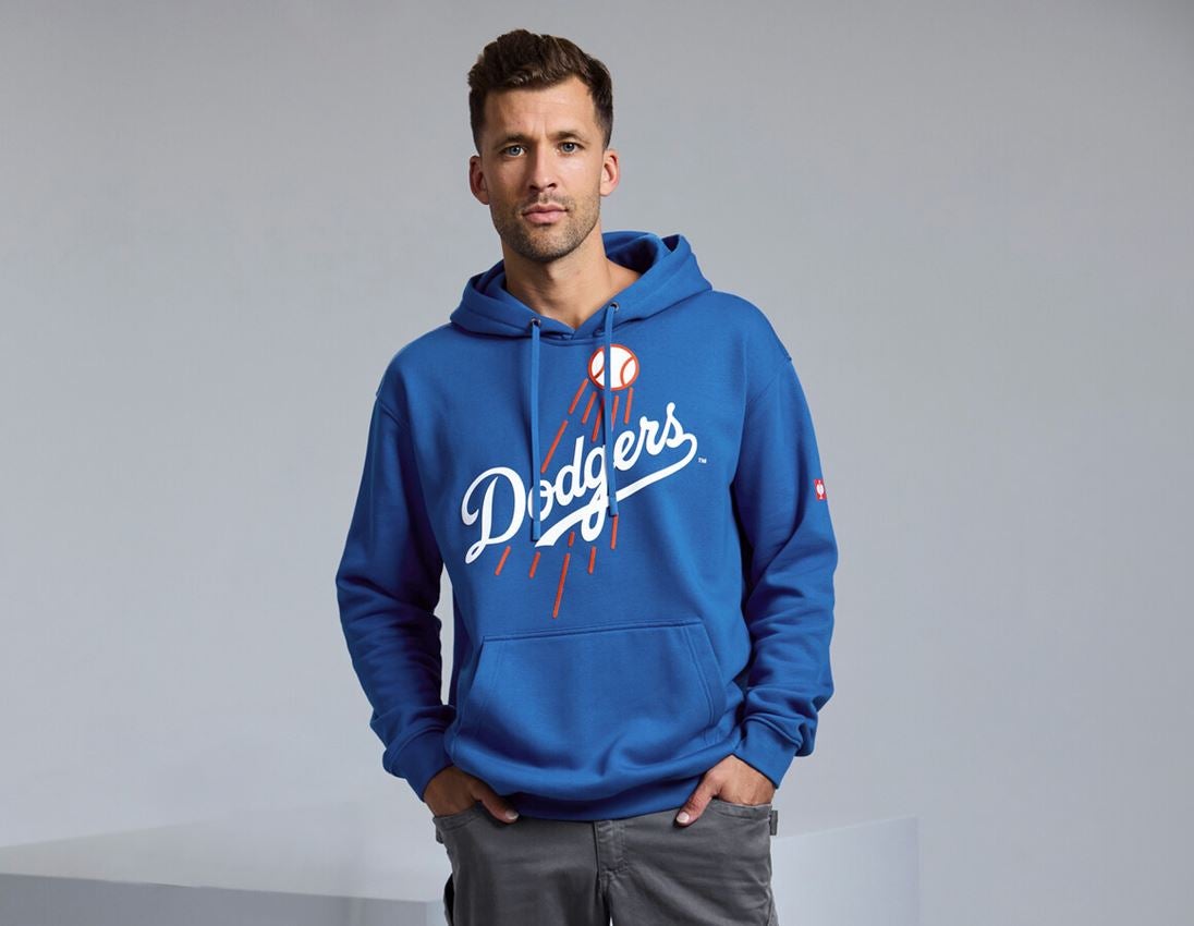 Beklædning: MLB™ Hættetrøje + LA blå