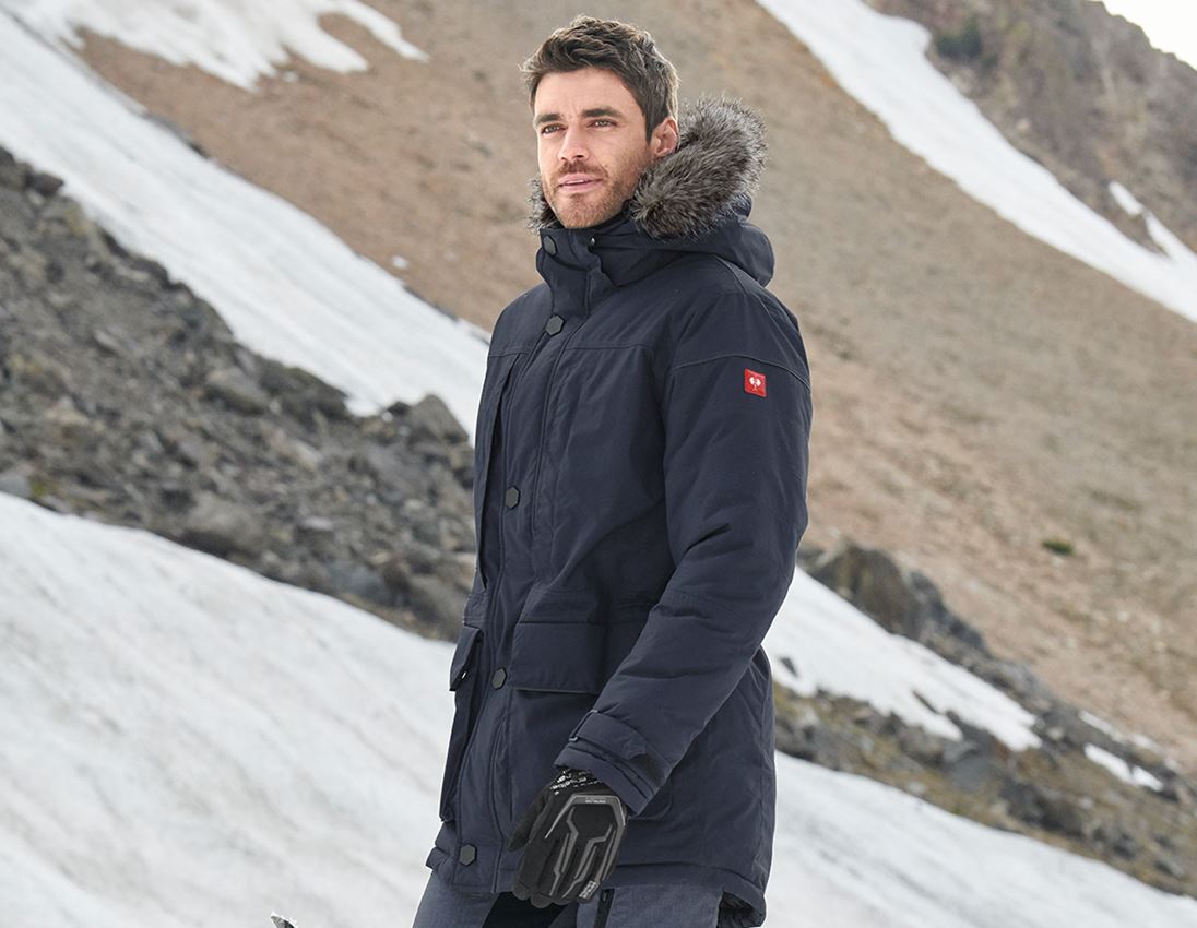 Work Jackets: Winter parka e.s.vision, men's + pacific 1