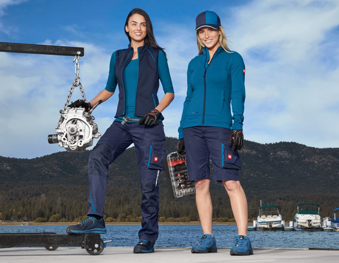 Arbejdsjakker: FIBERTWIN® clima-pro jakke e.s.motion 2020, damer + atol/mørkeblå 3