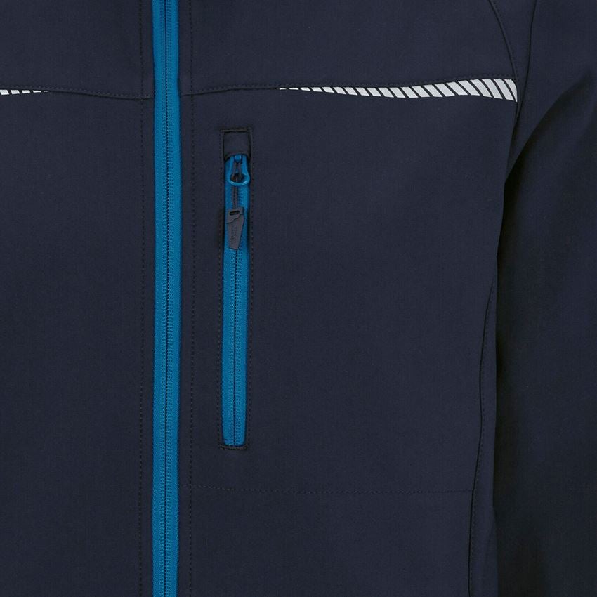 Painters | Decorators | Plasterers: Softshell jacket e.s.motion 2020 + navy/atoll 2