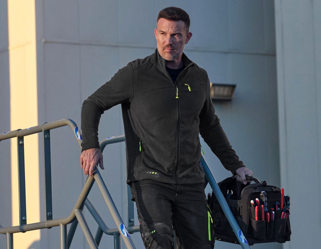 Arbejdsjakker: Fleecejakke e.s.motion 2020 + sort 1