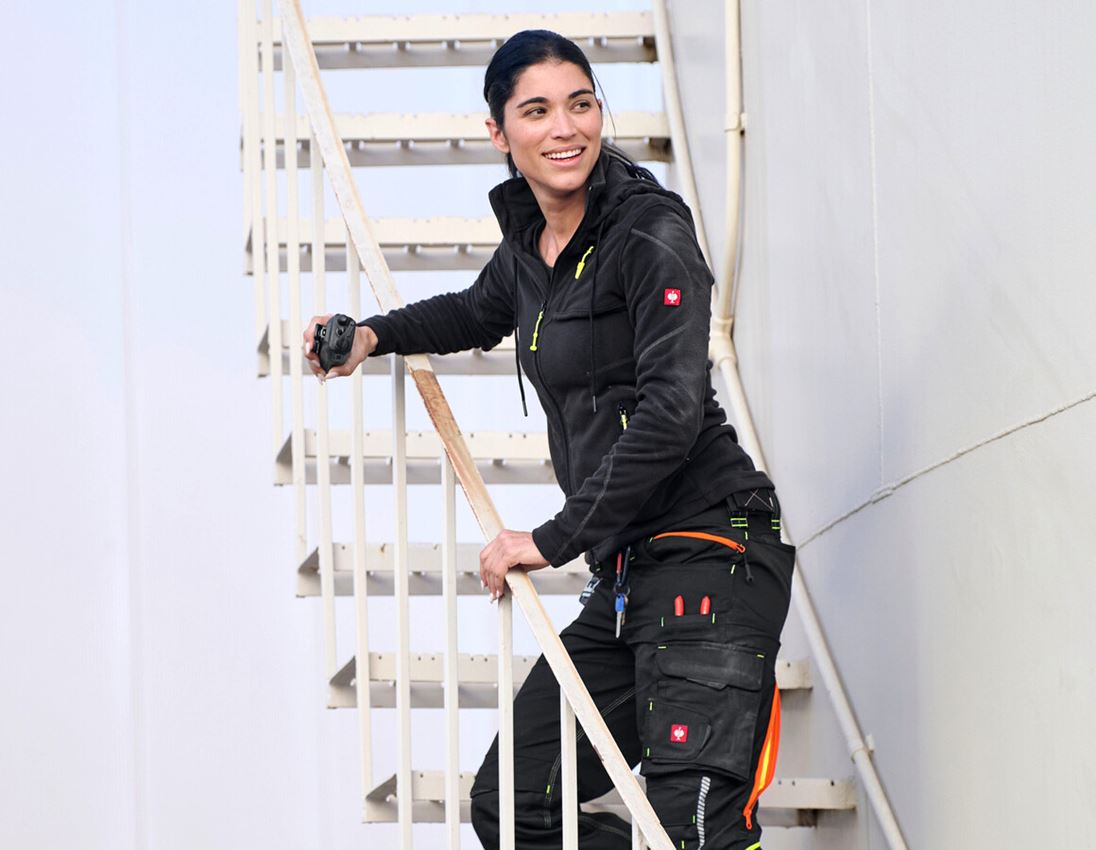 Topics: Hooded fleece jacket e.s.motion 2020, ladies' + black 1