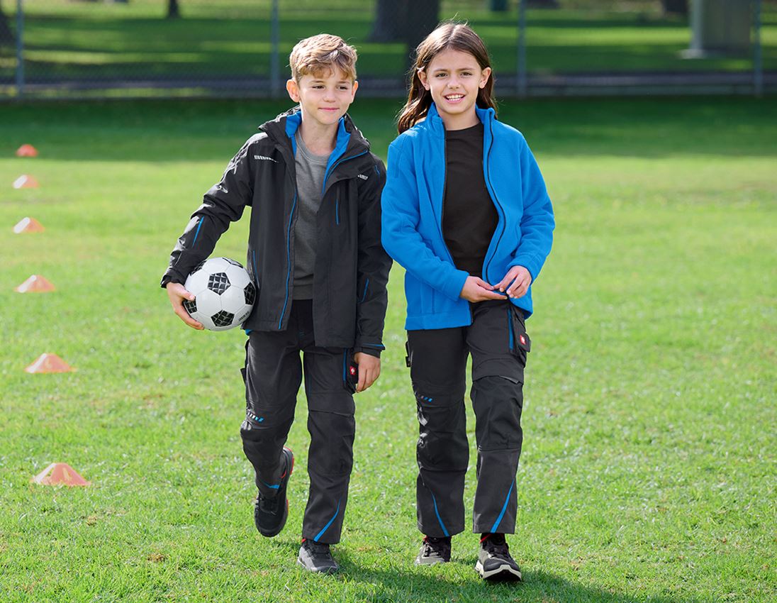 Jackets: 3 in 1 functional jacket e.s.motion 2020,  childr. + graphite/gentianblue 4