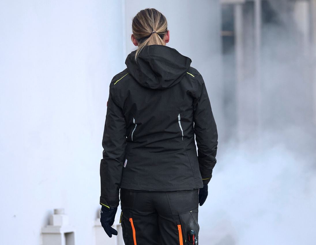 Topics: 3 in 1 functional jacket e.s.motion 2020, ladies' + black/high-vis yellow/high-vis orange 1